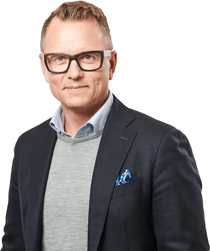 Retrato de Philip Thomsen, director de cumplimiento, cliente Century Laboratories en Alemania